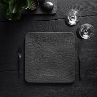 Servierplatte quadratisch/Gourmetteller - Manufacture Rock