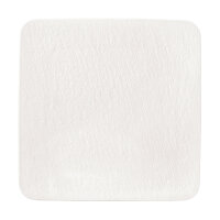 Servierplatte quadratisch/Gourmetteller - Manufacture Rock blanc