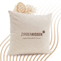 ZirbenKissen 40x40 - einfach himmlisch träumen         Größe(LxBxH): 400x400x100mm