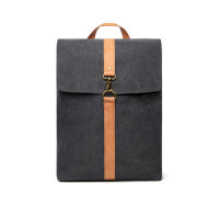 VINGA Bosler Rucksack aus GRS recyceltem Canvas Farbe:...