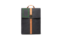 VINGA Bosler Rucksack aus GRS recyceltem Canvas Farbe: schwarz