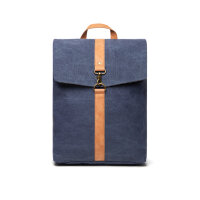 VINGA Bosler Rucksack aus GRS recyceltem Canvas Farbe: navy blau