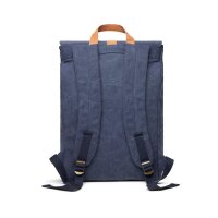 VINGA Bosler Rucksack aus GRS recyceltem Canvas Farbe: navy blau