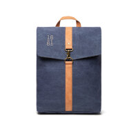 VINGA Bosler Rucksack aus GRS recyceltem Canvas Farbe: navy blau