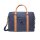 VINGA Bosler Computertasche aus RCS recyceltem Canvas Farbe: navy blau