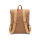 VINGA Sloane-Rucksack RCS aus recyceltem Polyester Farbe: braun