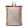 VINGA Sloane-Rucksack RCS aus recyceltem Polyester Farbe: braun