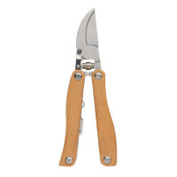 Garten-Multitool aus Holz Farbe: braun