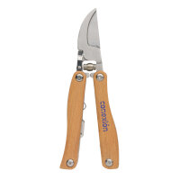 Garten-Multitool aus Holz Farbe: braun