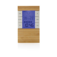 Utah Wetterstation aus RCS rKunststoff & FSC®Bambus Farbe: braun