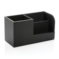 Swiss Peak RCS recycelter PU Desk organizer Farbe: schwarz