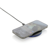 Terra 10W Wireless Charger aus RCS recyceltem Aluminium Farbe: grau