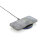 Terra 10W Wireless Charger aus RCS recyceltem Aluminium Farbe: grau