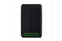 Skywave 5000mah Solar Powerbank, 10W Wireless aus rPlastik Farbe: schwarz