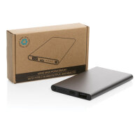 4.000mAh Type-C Powerbank aus RCS recyeltem ABS & Aluminium Farbe: anthrazit