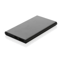 4.000mAh Type-C Powerbank aus RCS recyeltem ABS & Aluminium Farbe: schwarz