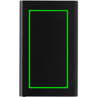 4.000mAh Type-C Powerbank aus RCS recyeltem ABS & Aluminium Farbe: schwarz