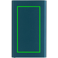 4.000mAh Type-C Powerbank aus RCS recyeltem ABS & Aluminium Farbe: blau