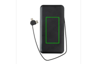 Lockhart 10.000mAh Powerbank aus RCS Kunststoff Farbe: schwarz