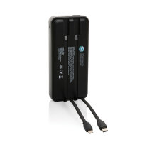 Gridley 20.000mAh 65W Laptop Powerbank aus RCS rPlastik Farbe: schwarz