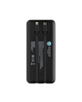 Gridley 20.000mAh 65W Laptop Powerbank aus RCS rPlastik Farbe: schwarz