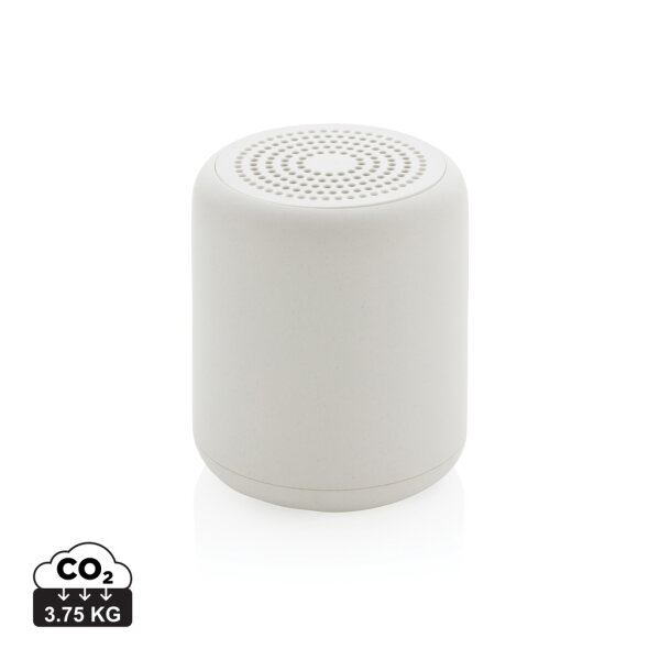 5W Wireless Speaker aus RCS recyceltem Kunststoff Farbe: weiß