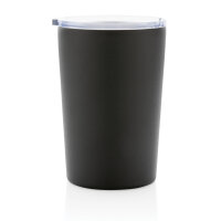 RCS recycelter Stainless Steel Isolierbecher mit Deckel Farbe: schwarz