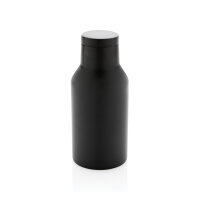 RCS recycelte Stainless Steel Kompakt-Flasche Farbe: schwarz