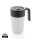 GRS recycelte PP und Stainless Steel Tasse mit Griff Farbe: weiß