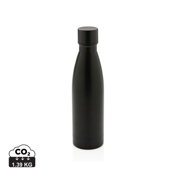 RCS recycelte Stainless Steel Solid Vakuum-Flasche Farbe: schwarz