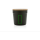 GRS rPP-Becher mit Bambusdeckel Farbe: schwarz
