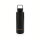 Wasserflasche mit Henkel aus RCS rPP Farbe: schwarz