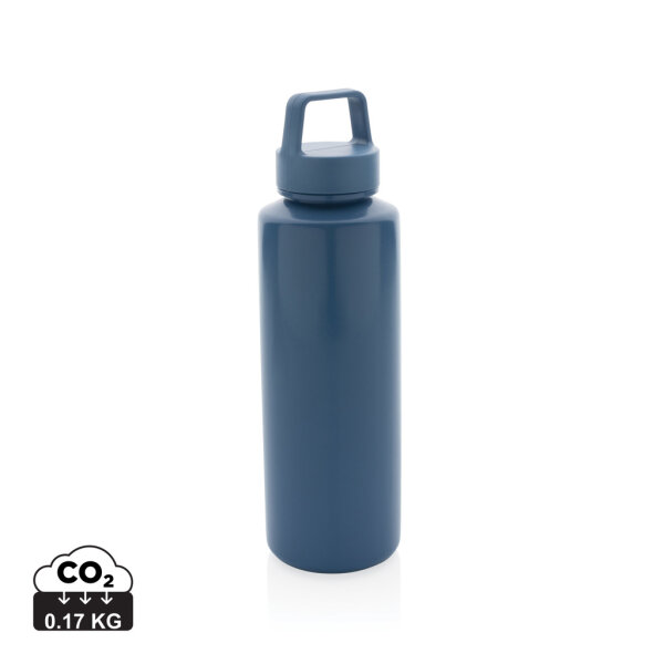 Wasserflasche mit Henkel aus RCS rPP Farbe: blau