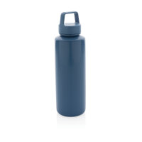 Wasserflasche mit Henkel aus RCS rPP Farbe: blau