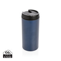 Metro Becher Becher aus RCS recyceltem Stainless-Steel Farbe: blau