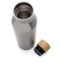 Gaia Vakuumflasche aus RCS recyceltem Stainless-Steel Farbe: silber