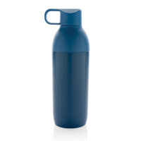 Flow Vakuumflasche aus RCS recyceltem Stainless-Steel Farbe: blau