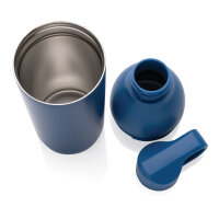 Flow Vakuumflasche aus RCS recyceltem Stainless-Steel Farbe: blau