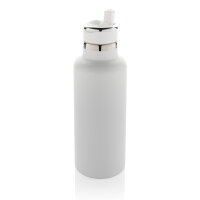 Hydro Vakuumflasche aus RCS recycel. Stainless-Steel Farbe: weiß