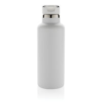 Hydro Vakuumflasche aus RCS recycel. Stainless-Steel Farbe: weiß