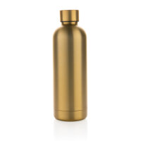 Impact Vakuumflasche aus RCS recyceltem Stainless-Steel Farbe: gold