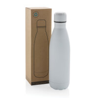 Eureka einwandige Wasserflasche aus RCS rec. Stainless-Steel Farbe: weiß