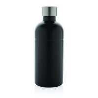 Soda Trinkflasche aus RCS-zertifiziertem Stainless-Steel Farbe: schwarz