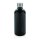Soda Trinkflasche aus RCS-zertifiziertem Stainless-Steel Farbe: schwarz