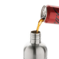 Soda Trinkflasche aus RCS-zertifiziertem Stainless-Steel Farbe: silber