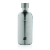 Soda Trinkflasche aus RCS-zertifiziertem Stainless-Steel Farbe: silber