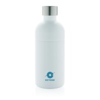 Soda Trinkflasche aus RCS-zertifiziertem Stainless-Steel Farbe: weiß