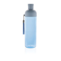 Impact auslaufsichere Wasserflasche aus RCS recyc. PET 600ml Farbe: blau