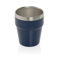 Clark Doppelwandige RCS Kaffeetasse 300ml Farbe: navy blau