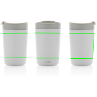 Avira Alya RCS recycelter Stainless-Steel Becher 300ml Farbe: weiß